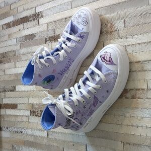 Converse Chuck Taylor All Star High-Top Platform Custom Olivia Rodrigo Sneakers